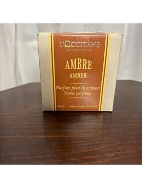 L'Occitane en Provence Ambre Amber Home Perfume NIB 3.4 oz Discontinued NIB